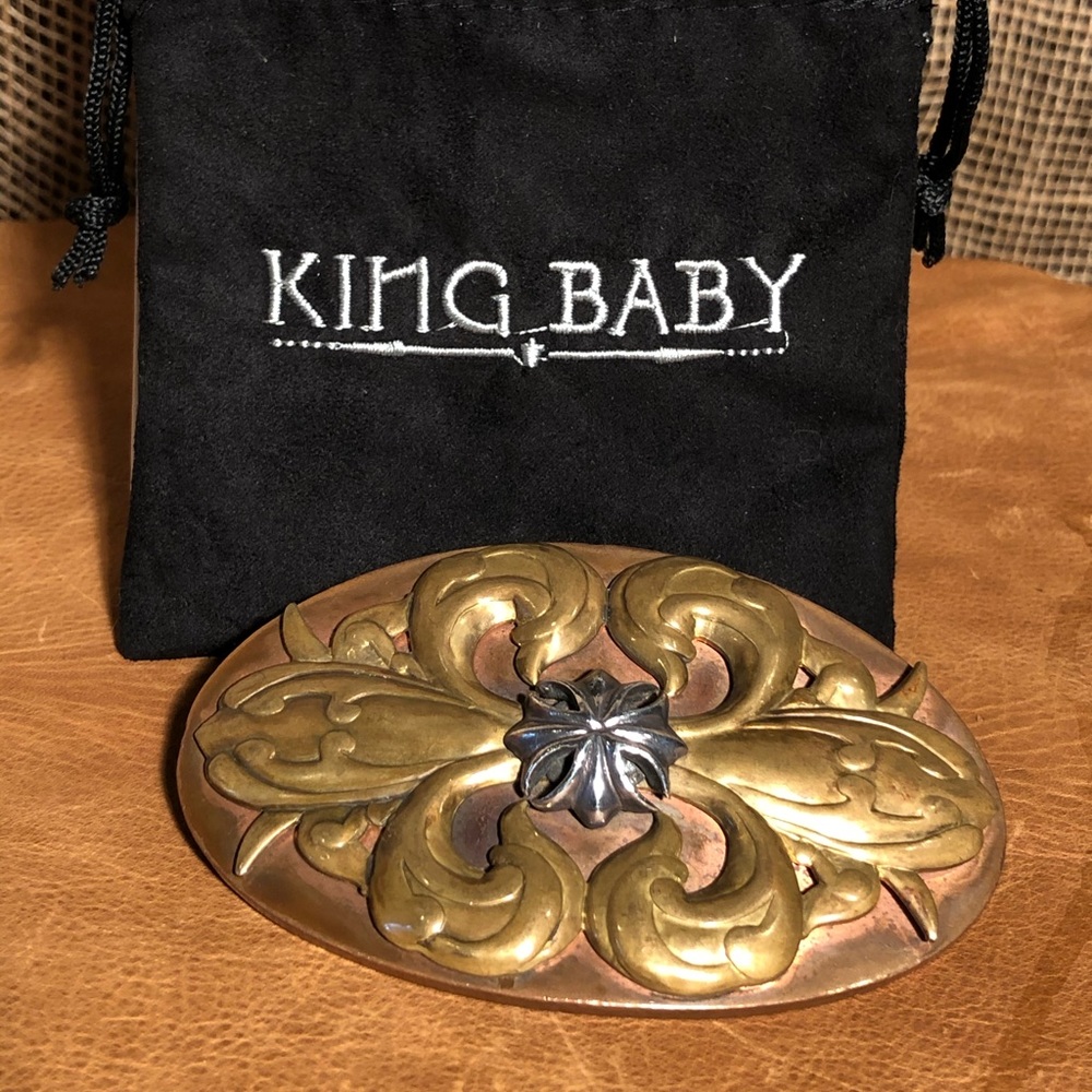 King Baby Flower Oval Buckle